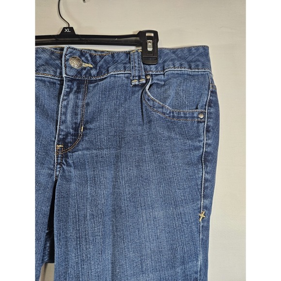 Lane Bryant Womens Jeans Size 16 Petite Simply Straight Mid Rise Medium Wash - Picture 4 of 16